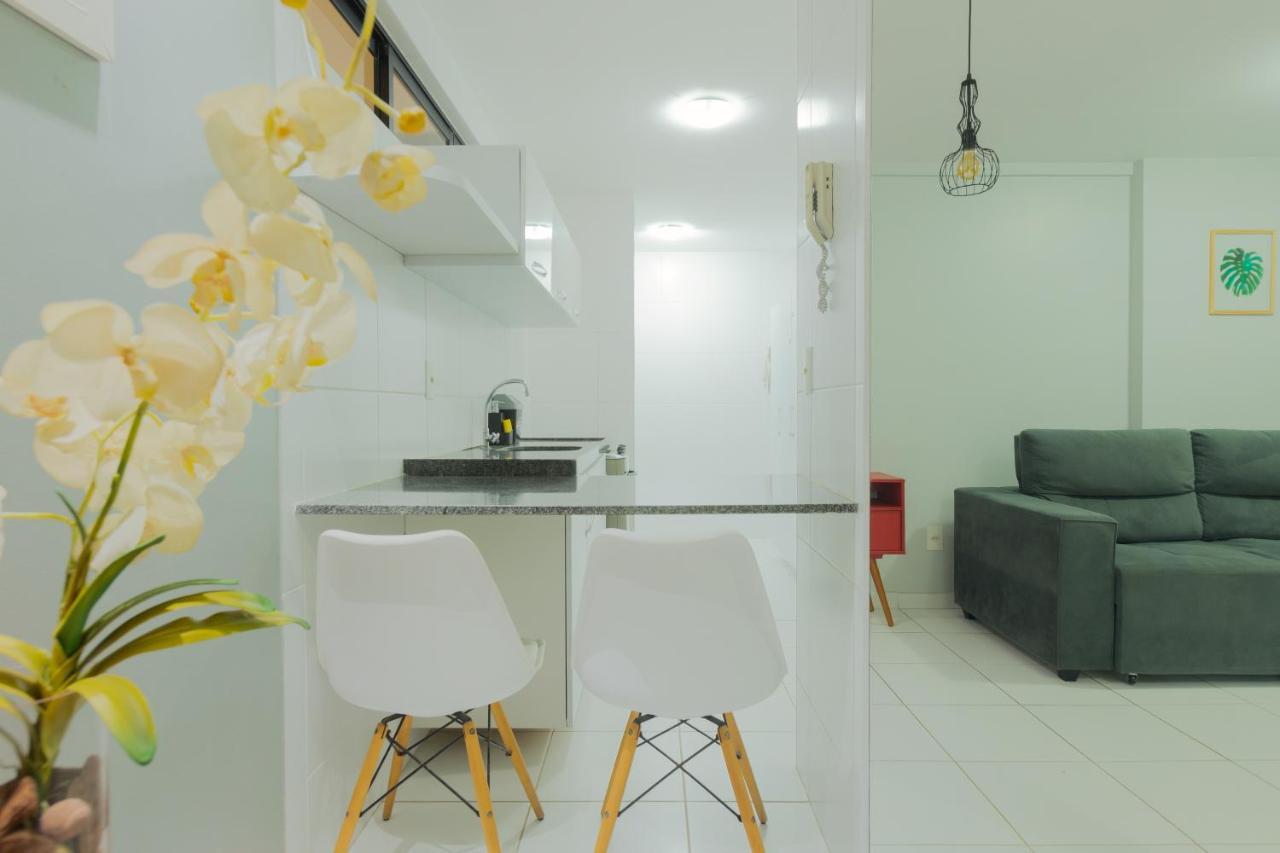 Appartement Flat Quarto E Sala C/ Vista Mar Espetacular à Maceió Extérieur photo